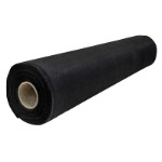 Svejsetæppe 1000x25000 mm i rulle op til 750°C udført i vermicult belagt glasfiber (Sort)
